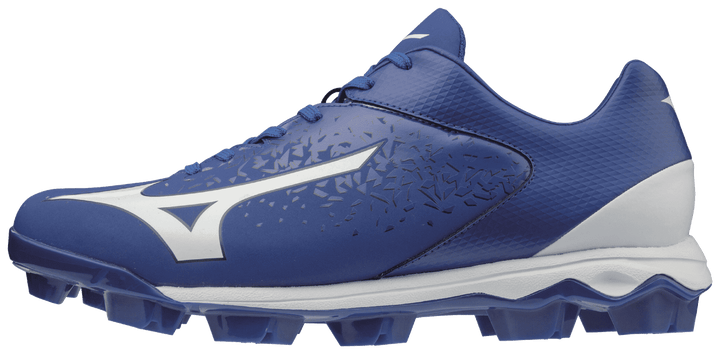 Mizuno Select Nine Low Molded Cleats - Royal White - HIT a Double - 1