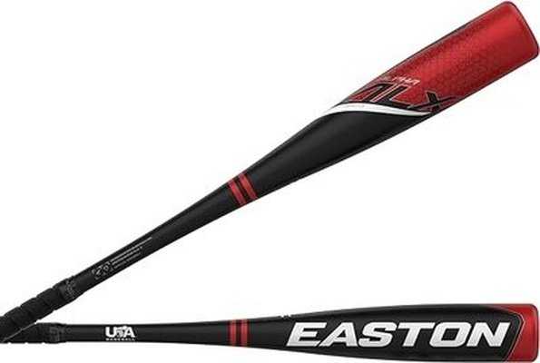 Easton 2023 Alpha ALX -8 USA Approved Bat 2 5/8" YBB23AL8 - Black Red - HIT a Double - 1