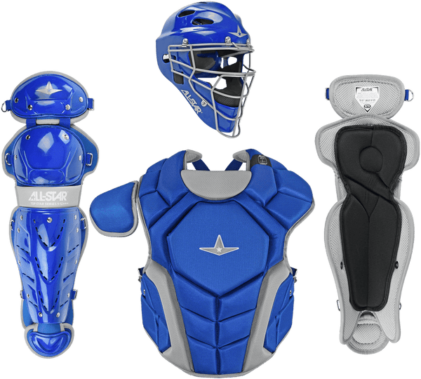 All-Star Top Star Series NOCSAE Catcher's Set (Ages 7-9) - Royal