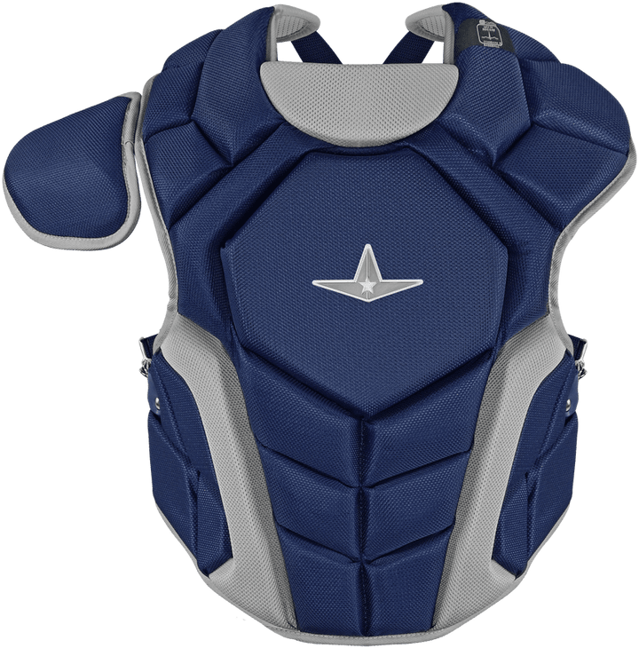 All-Star Top Star Series NOCSAE Catcher's Set (Ages 7-9) - Navy