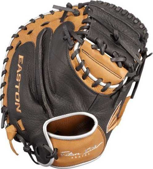 Easton Future Elite 32.00" Youth Baseball Catcher's Mitt FE2325 - Black Carmel - HIT a Double - 1