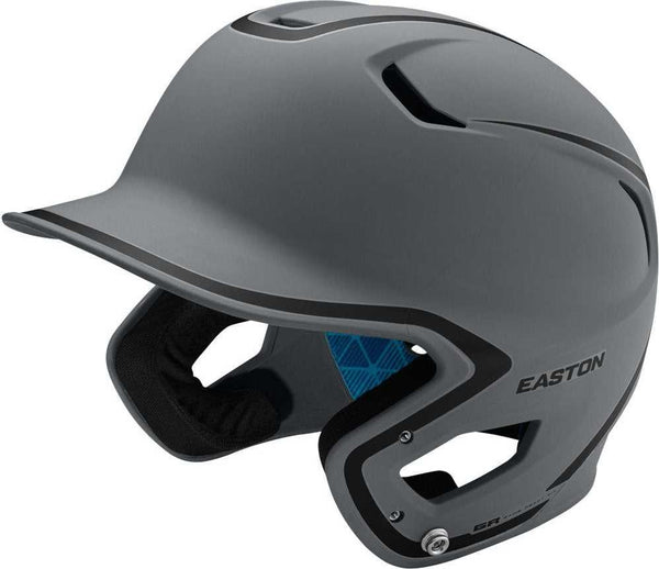 Easton Z5 2.0 Matte Two-Tone Batting Helmet - Charcoal Black - HIT a Double