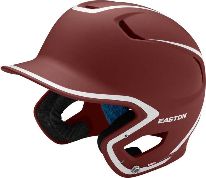 Easton Z5 2.0 Matte Two-Tone Batting Helmet - Maroon White - HIT A Double