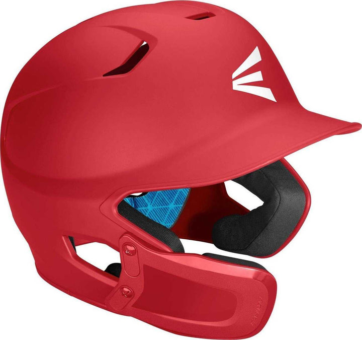 Easton Z5 2.0 Solid Batting Helmet with Universal Jaw Guard - Red - HIT A Double