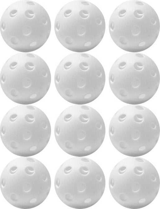 MLB Indestruct-A-Ball Micro Baseball 12 pk - White