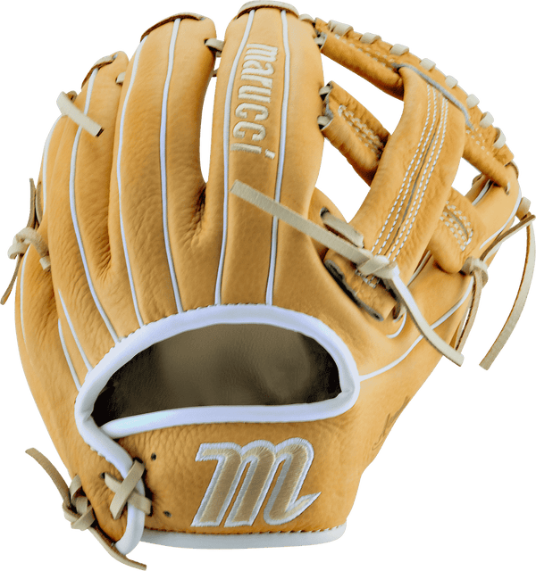 Marucci Acadia M Type V2 Fastpitch 11.50" Infield Pitcher Glove MFG2AC43A4 - Camel White - HIT a Double - 1