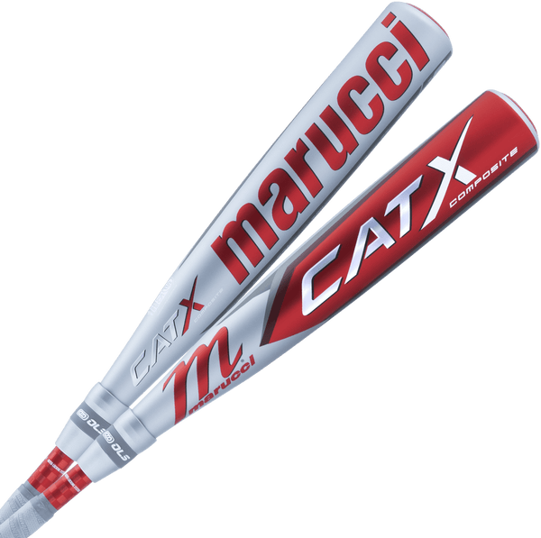 Marucci CatX Composite USSSA (-10) Bat - Silver Red