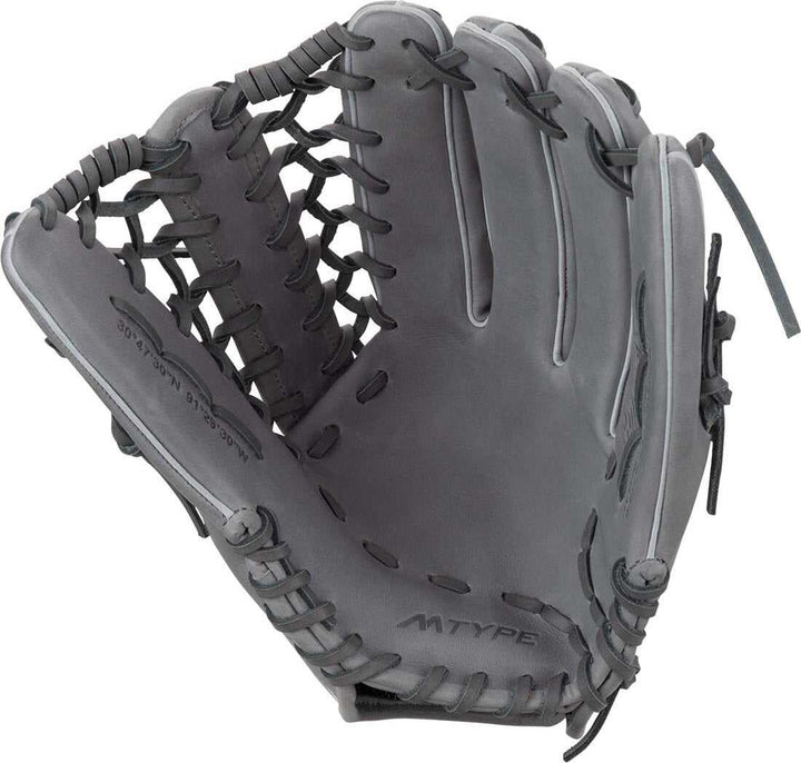 Marucci Cypress M Type 78R1 12.75" Outfield Glove MFG2CY78R1 - Gray Silver - HIT a Double - 2