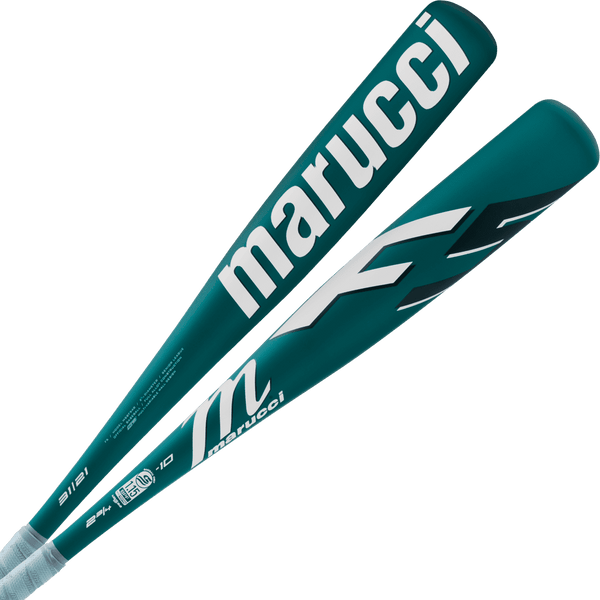 Marucci F5 2024 USSSA -10 Bat - White Teal - HIT a Double - 1