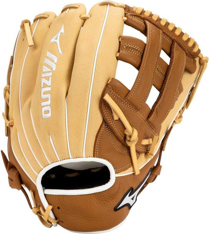 Mizuno Franchise Baseball 12.50" Outfield Glove GFN1250B4 - Tan Brown - HIT A Double