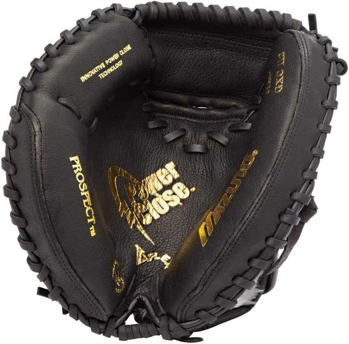 Mizuno GXC112 Prospect Series Catcher's Mitt 31.50" Black - HIT a Double - 2