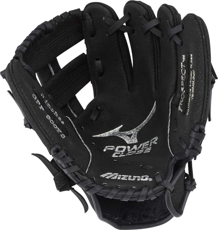 Mizuno Prospect Powerclose 9.00" Utility Glove GPP900Y3 - Black - HIT a Double