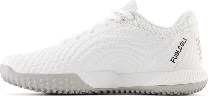 New Balance 4040v7 Fresh Foam Turf Baseball Shoe - White - HIT a Double