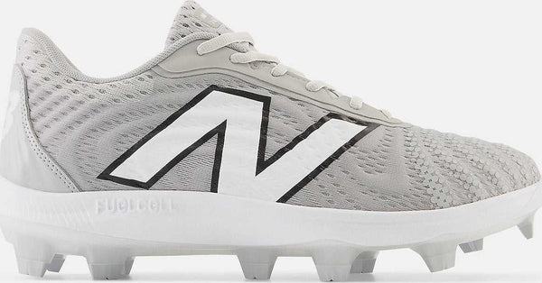 New Balance FuelCell PL4040v7 Low Molded Cleat - Gray White - HIT a Double