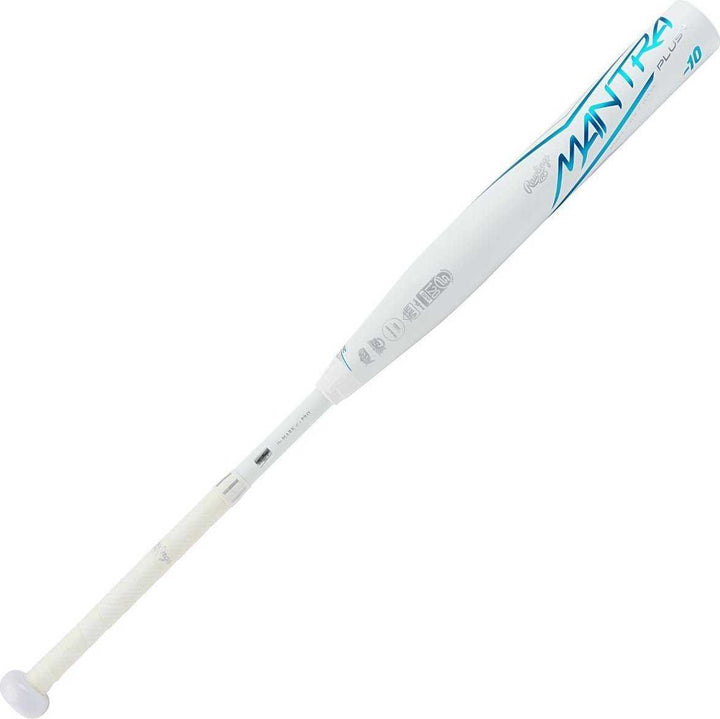 Rawlings 2023 Mantra Plus Fastpitch Bat -10 RFP3MP10 - White - HIT a Double - 2