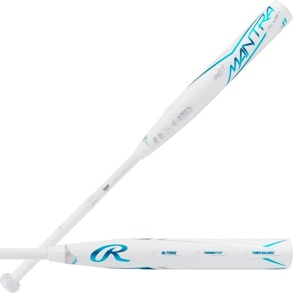 Rawlings 2023 Mantra Plus Fastpitch Bat -11 RFP3MP11 - White - HIT a Double - 1