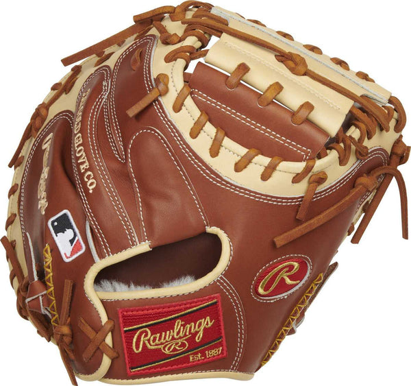 Rawlings Pro Preferred 33.00" Catcher's Mitt PROSCM33BRC - Bruciato Camel - HIT a Double - 1