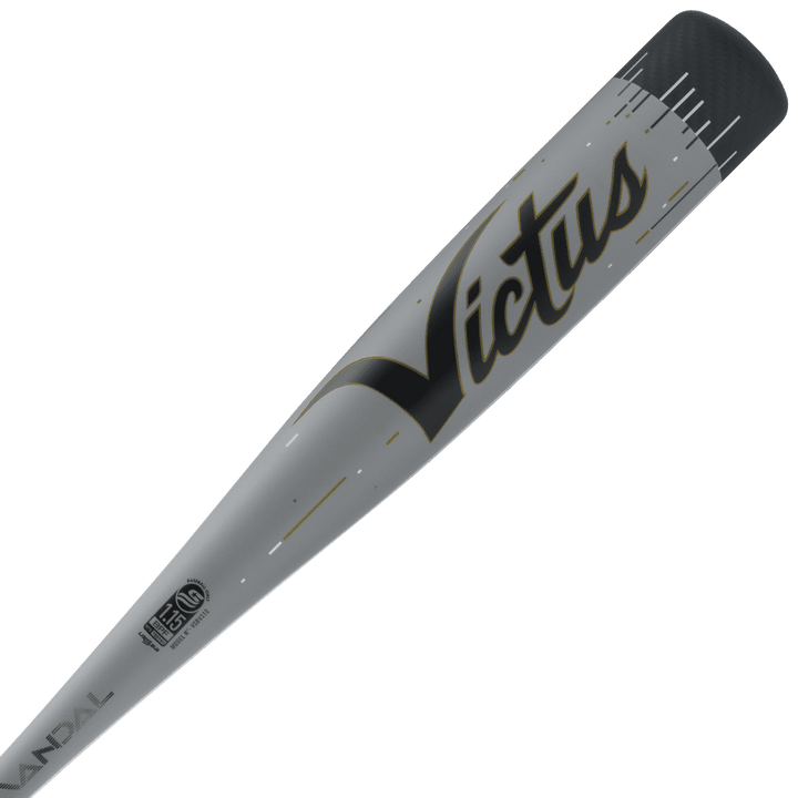 Victus 2024 Vandal 3 USSSA -10 Bat - Dark Gray - HIT a Double - 1